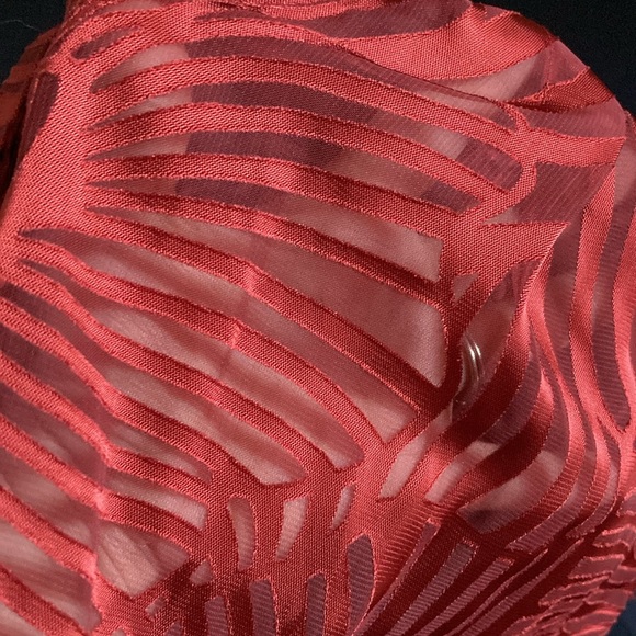 Coldwater Creek PXS red blouse - petite X-small - Picture 7 of 8